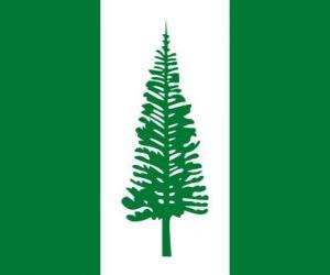 yapboz Norfolk Adası bayrağı